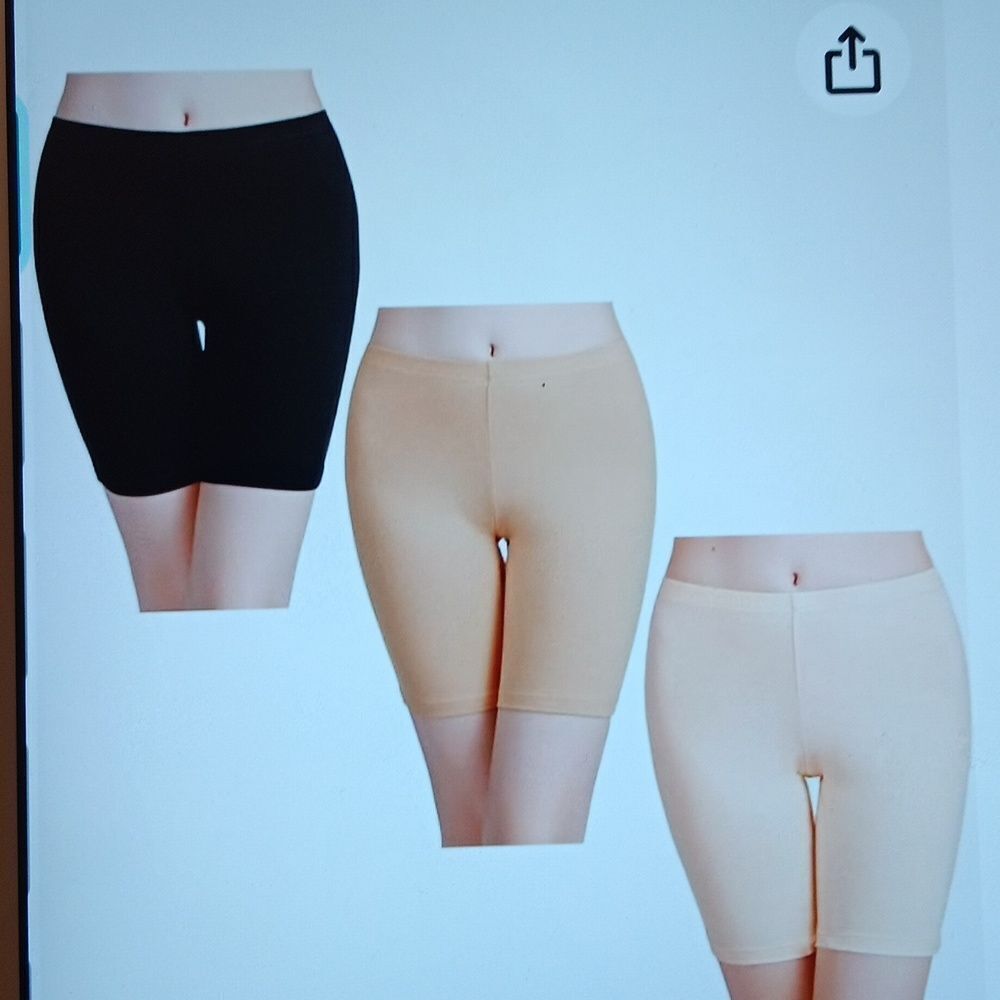 Wirarpa 3 Pairs  Women's Long Leg‎  Boy Shorts. Small. New In Package